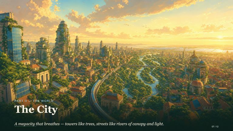 Solarpunk — the city